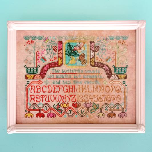 PREORDER Jed X Stitch EPHEMERAL SAMPLER Cross Stitch Pattern