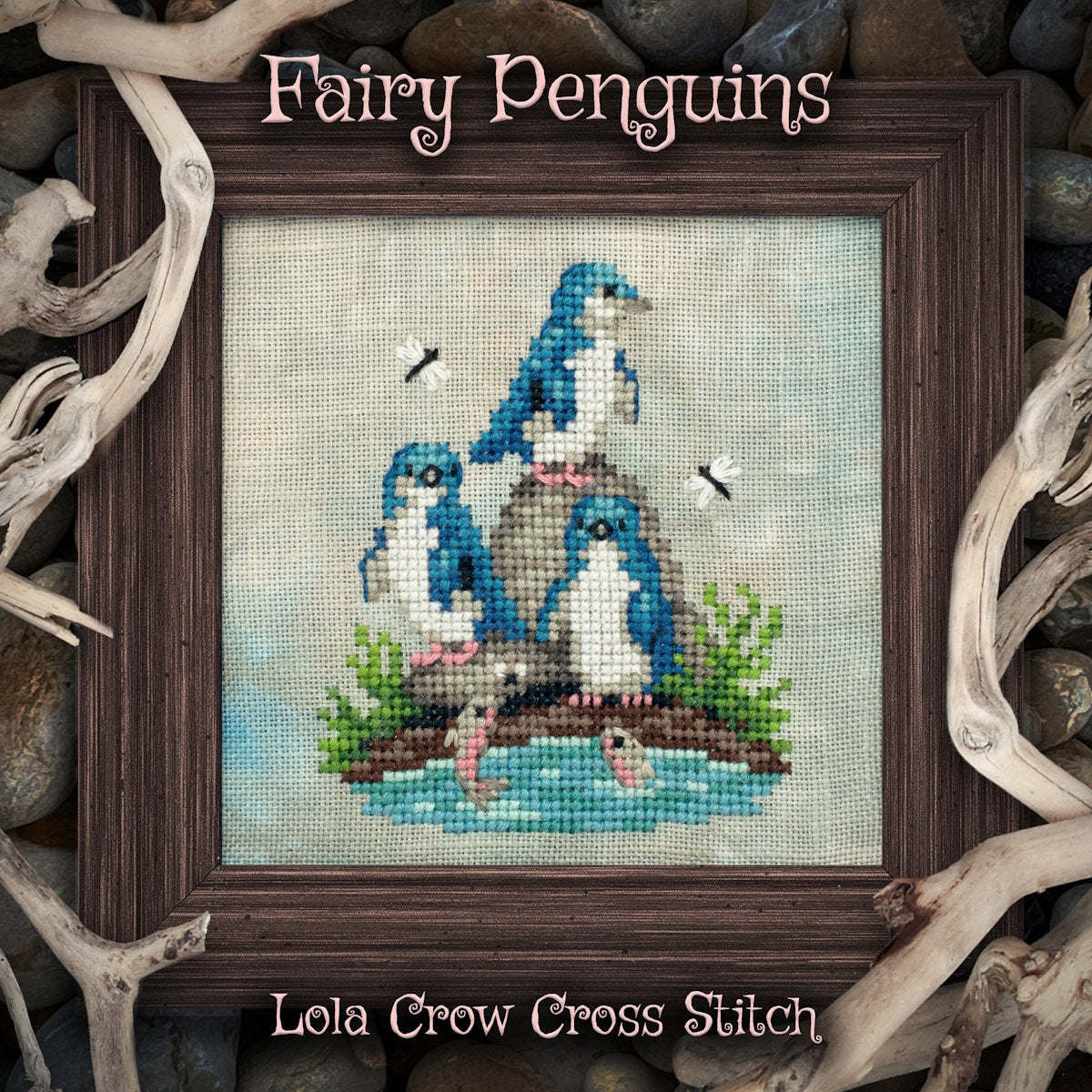 PREORDER Lola Crow FAIRY PENGUINS Cross Stitch Pattern