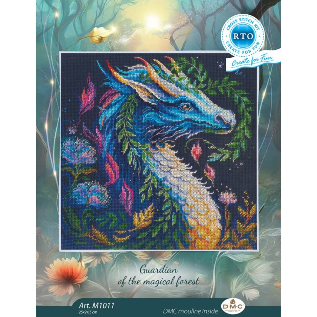 Guardian of the Magical Forest Cross Stitch Kit RTO Counted M1011