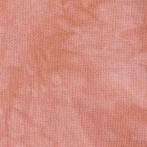 16 count Hibiscus Aida Fiber on a Whim Hand Dyed Cross Stitch Fabric