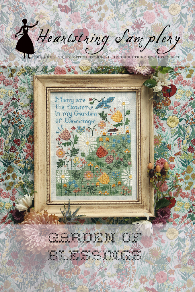 Heartstring Samplery GARDEN OF BLESSINGS Cross Stitch Pattern