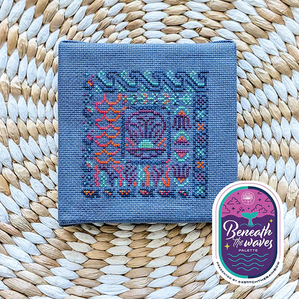 PREORDER Shaded Stitchery GLOWING IN THE DEEP Cross Stitch Pattern Nashville Market
