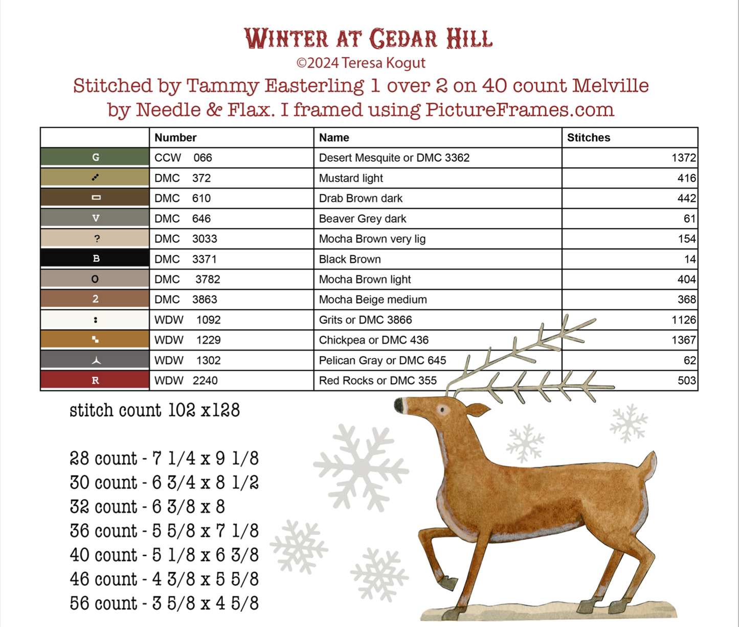 Teresa Kogut HELL0 WINTER  BOOK 9 DESIGNS Cross Stitch Pattern