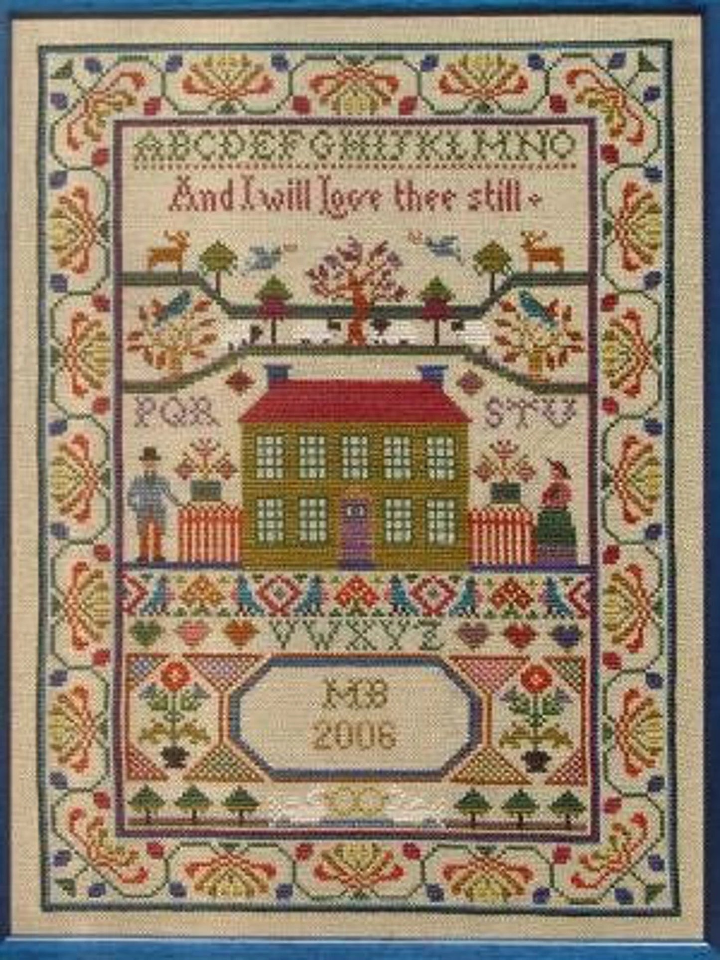 Scottish Love Sampler by Moira Blackburn Cross Stitch Pattern