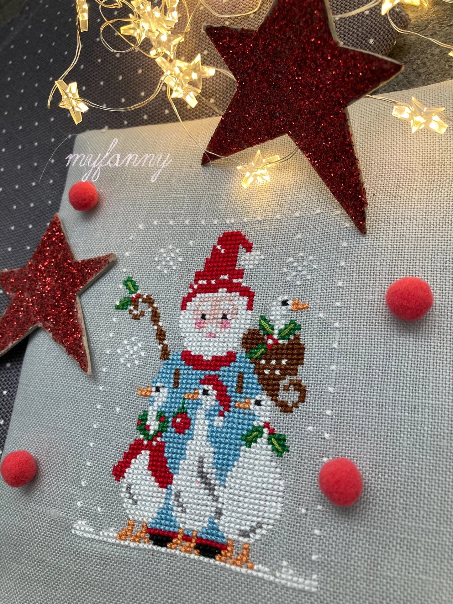 Santa Collection #6 Merry Geese by MyFanny Cross Stitch Pattern