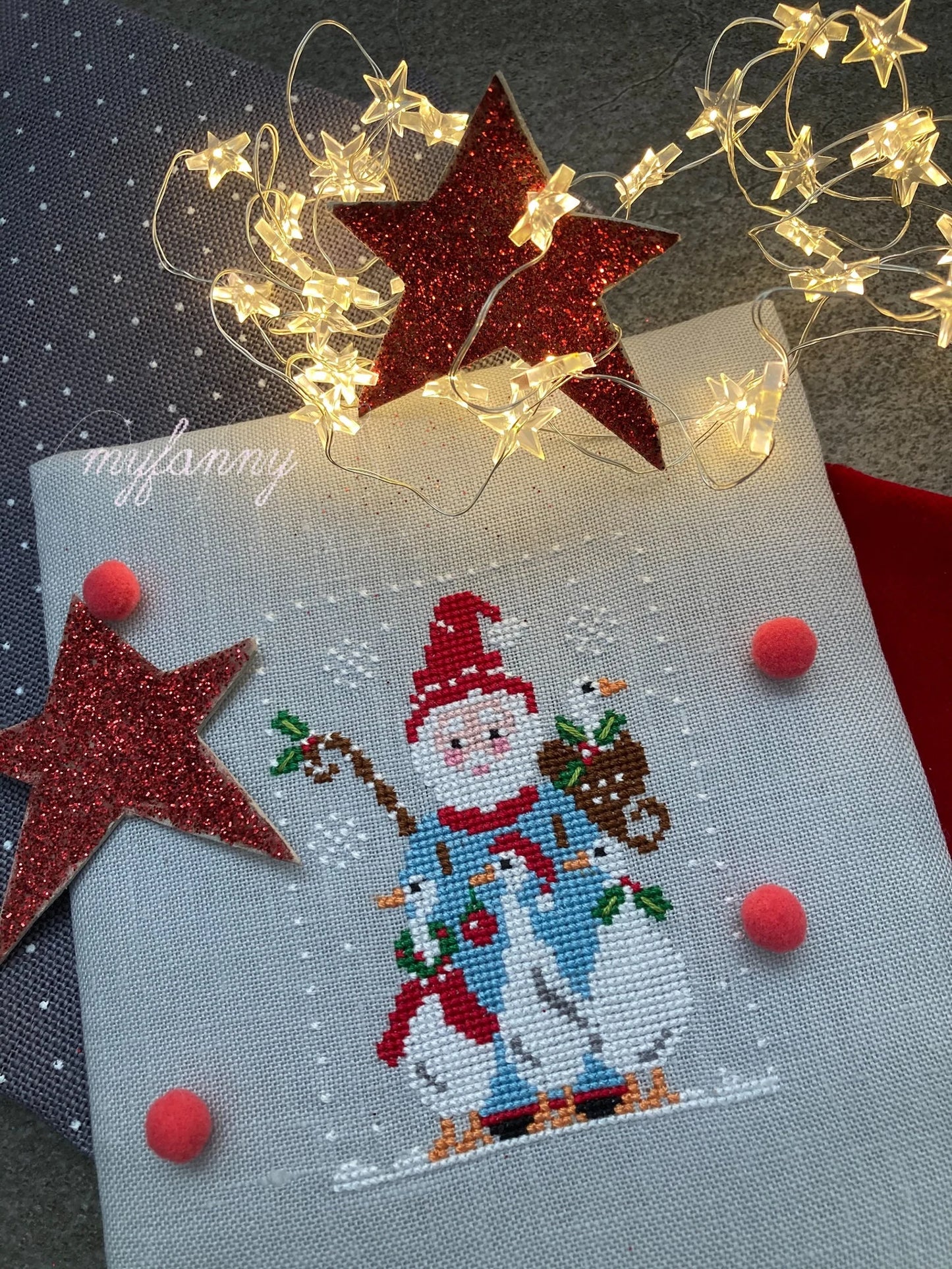 Santa Collection #6 Merry Geese by MyFanny Cross Stitch Pattern