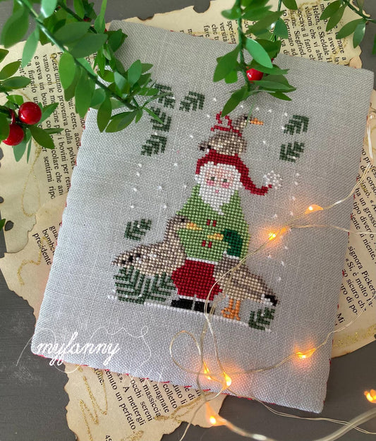 Santa and Merry Ducks by MyFanny Cross Stitch Pattern