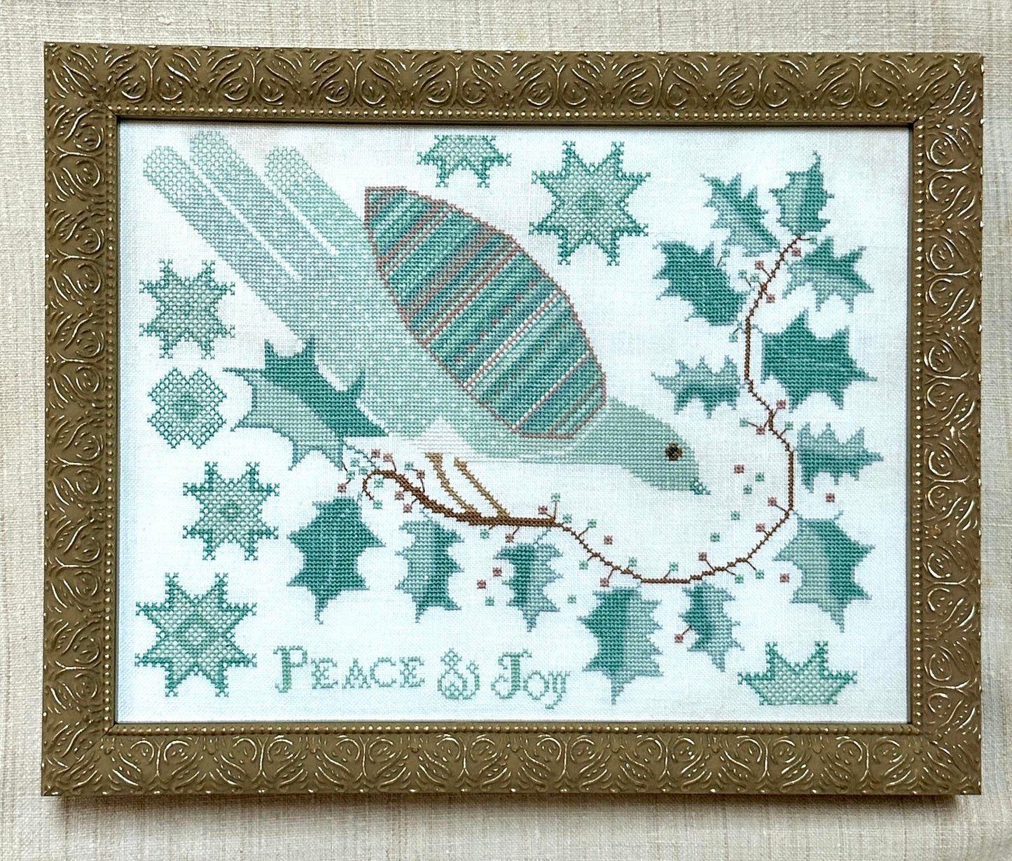 PREORDER Kathy Barrick PEACE & JOY Cross Stitch Pattern