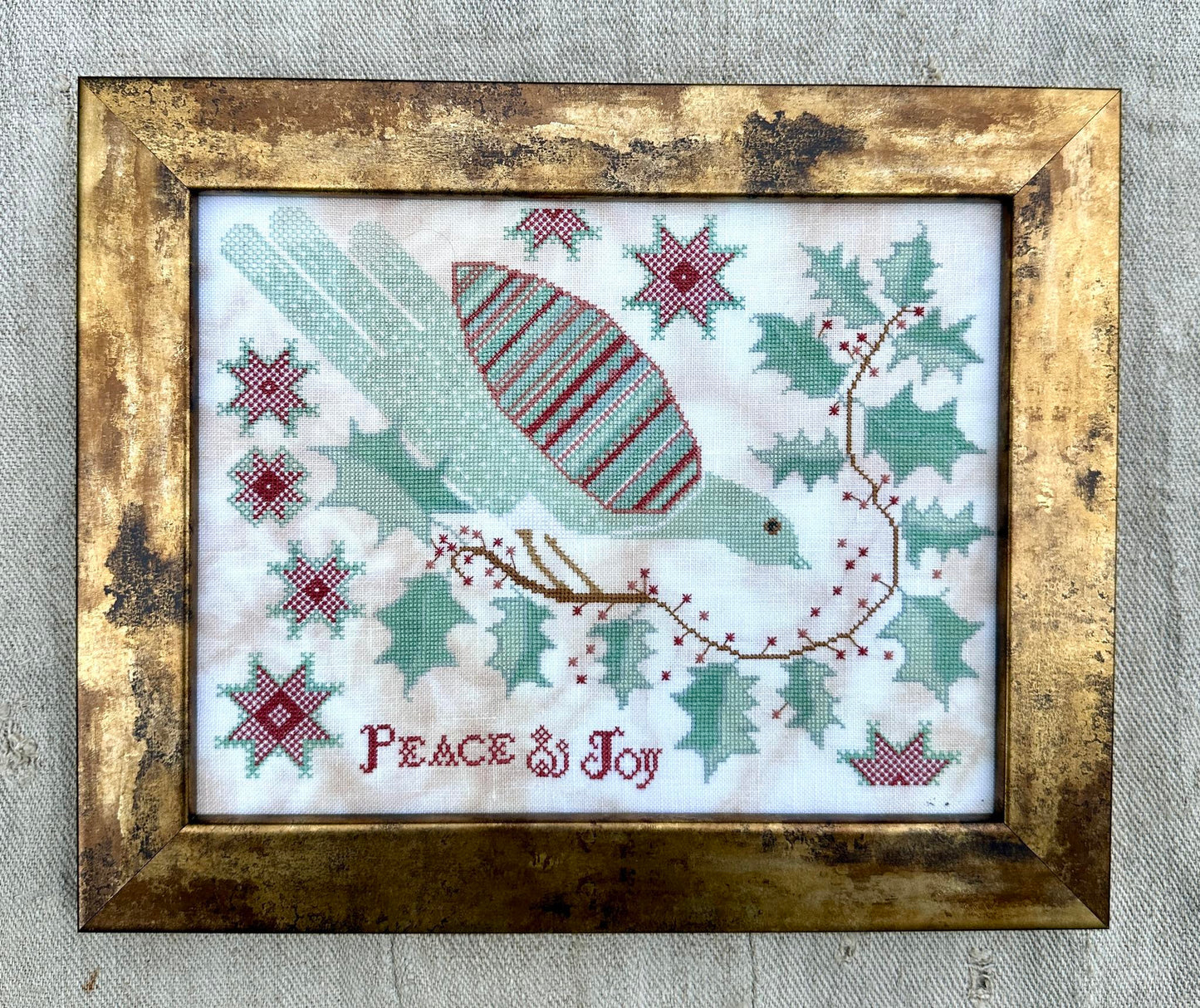 PREORDER Kathy Barrick PEACE & JOY Cross Stitch Pattern