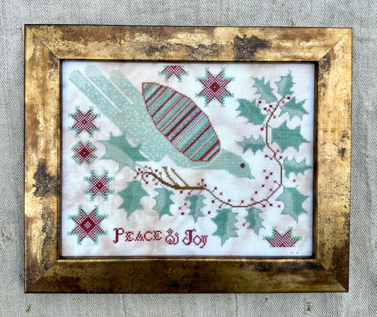 Kathy Barrick PEACE & JOY Cross Stitch Pattern