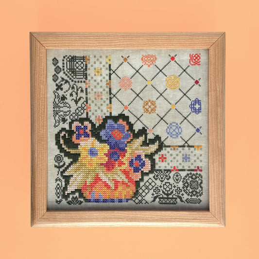 PREORDER Jed X Stitch LINOLEUM RUG Cross Stitch Pattern