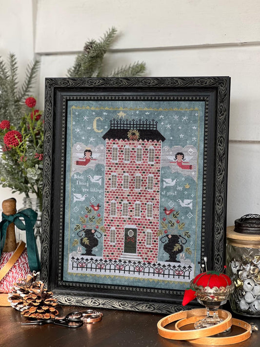 PREORDER O Holy Night Cross Stitch Pattern by Annie Beez Folk Art