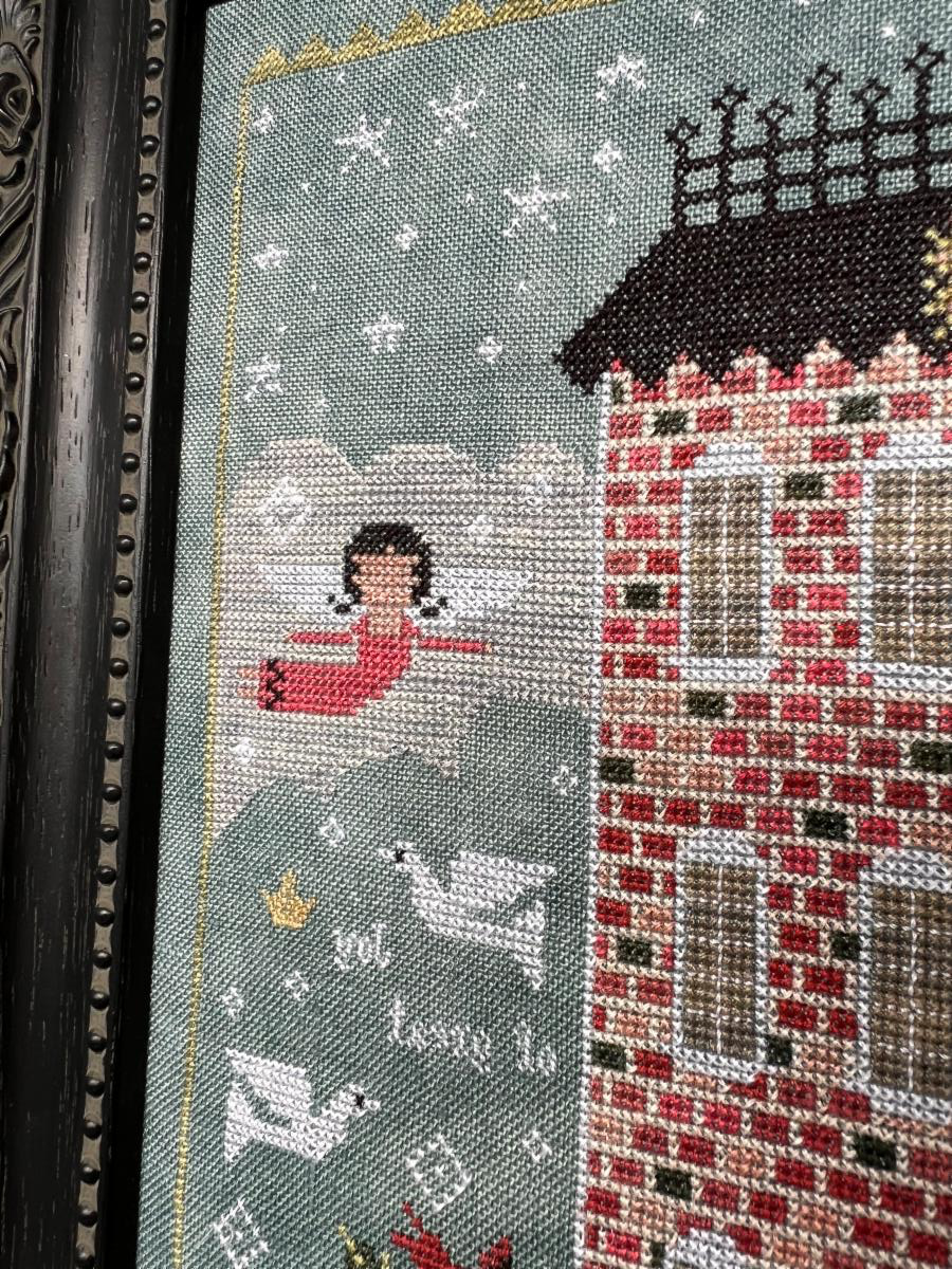 PREORDER O Holy Night Cross Stitch Pattern by Annie Beez Folk Art