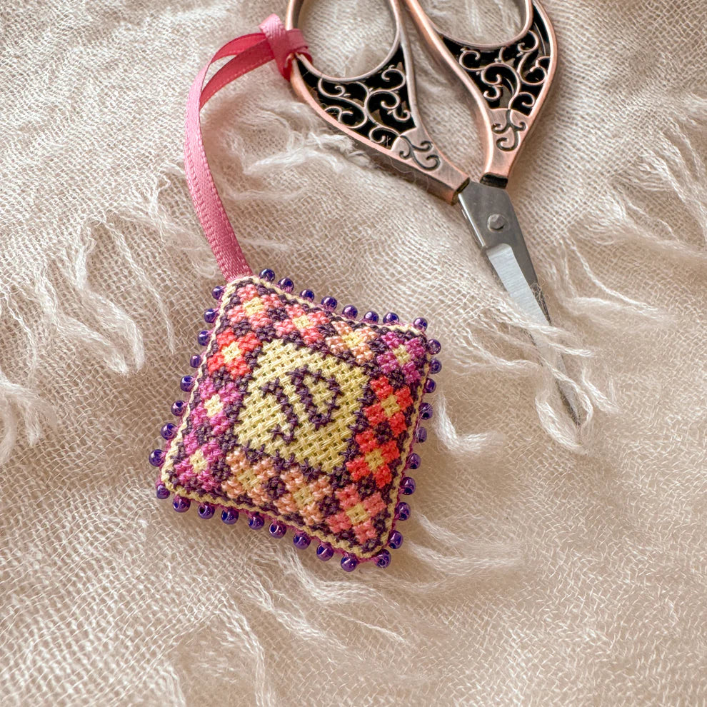 PREORDER JED XStitch PANSY PICNIC Cross Stitch Pattern Nashville Market