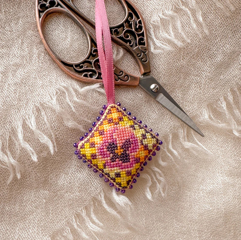 PREORDER JED XStitch PANSY PICNIC Cross Stitch Pattern Nashville Market