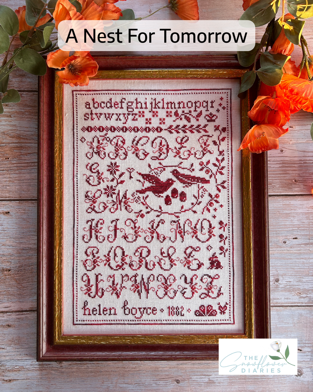 PREORDER Snowflower Diaries NEST FOR TOMORROW Cross Stitch Pattern