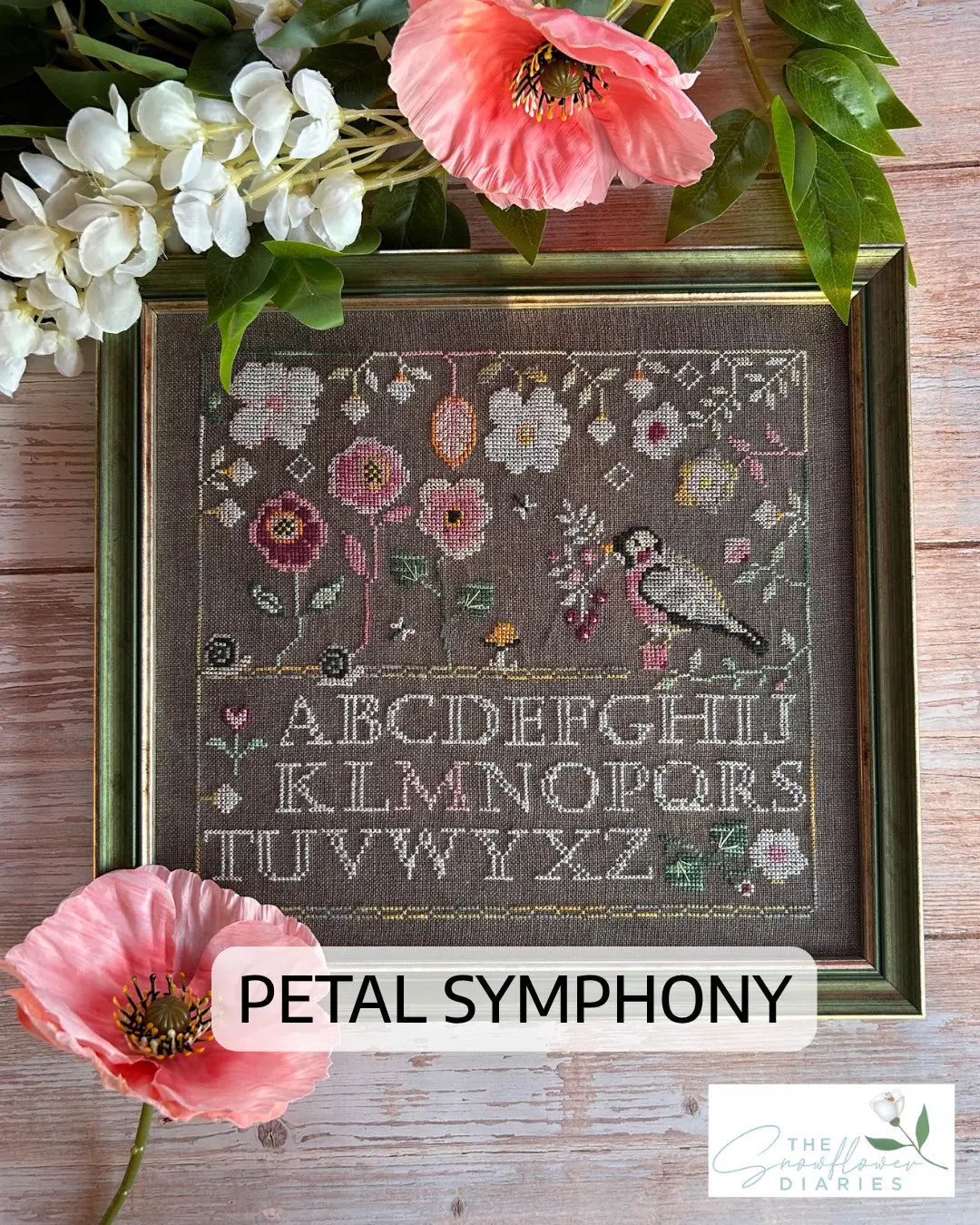 PREORDER Snowflower Diaries PETAL SYMPHONY Cross Stitch Pattern