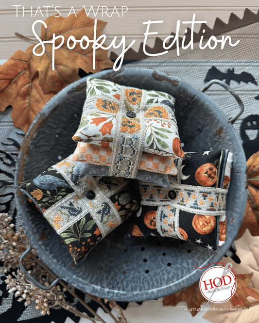 PREORDER That's A Wrap Spooky Edition Cross Stitch Pattern by Hands on Design