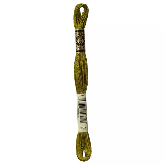 731 DMC Six Strand Cotton Embroidery Floss