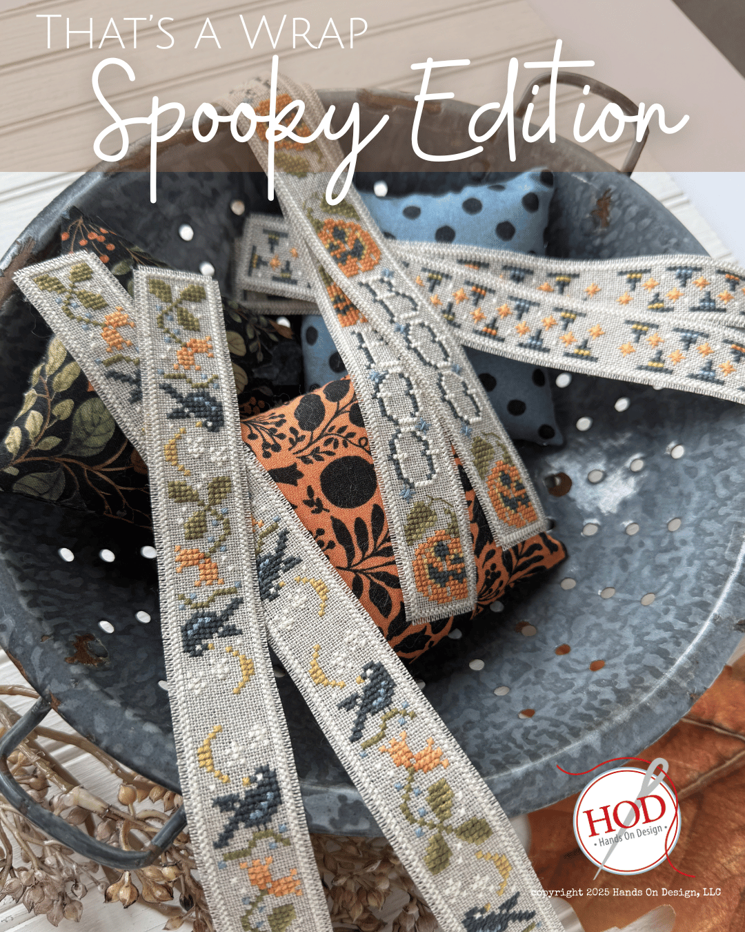 PREORDER That's A Wrap Spooky Edition Cross Stitch Pattern by Hands on Design