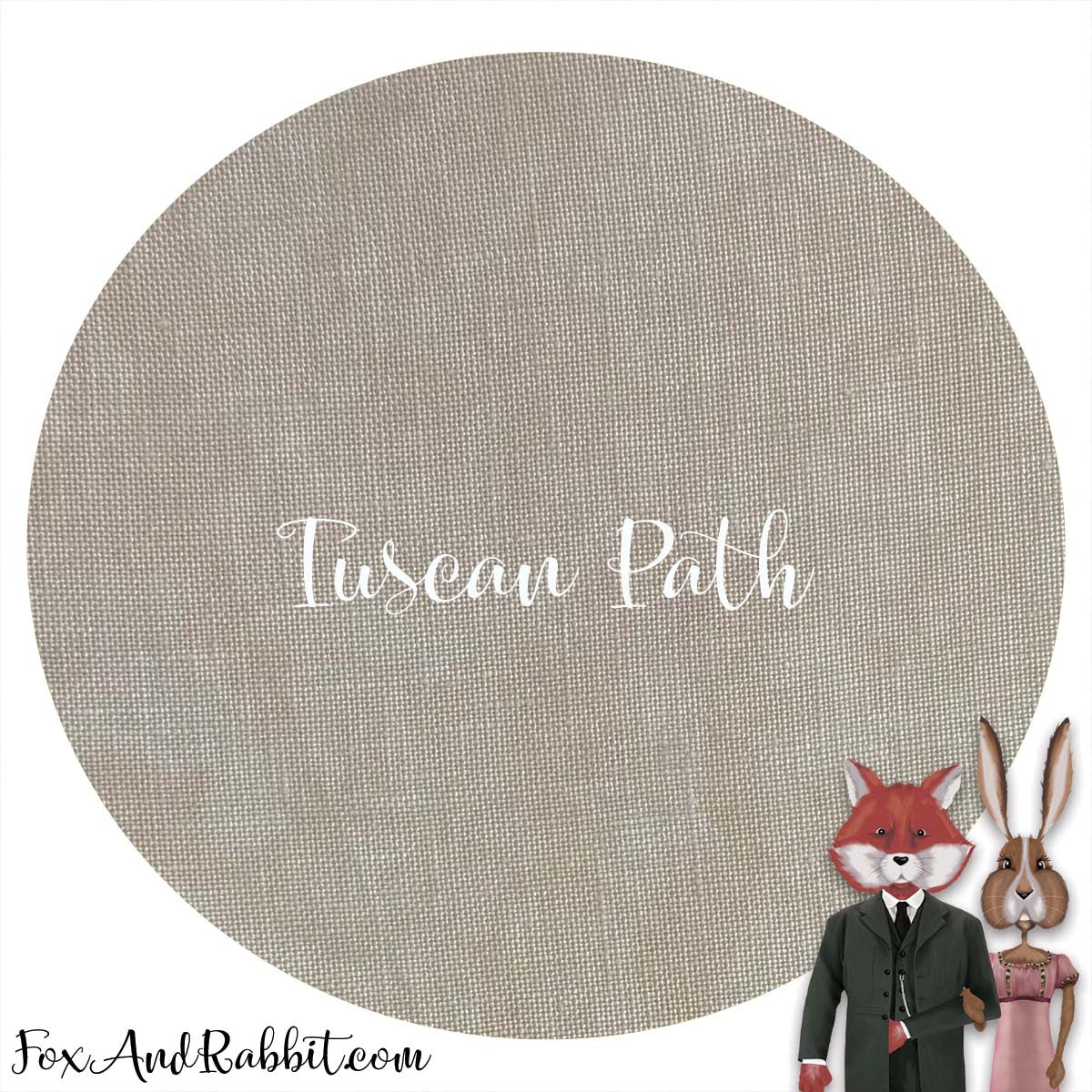 PREORDER Fabric Fox and Rabbit TUSCAN PATH Nashville Market