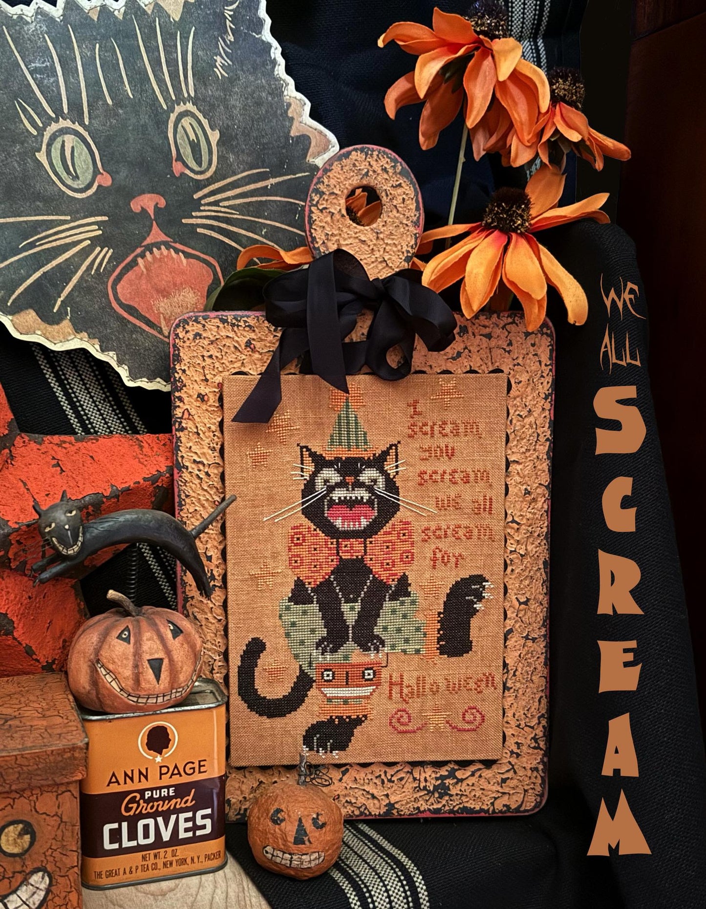 PREORDER Teresa Kogut HELLO MIDNIGHT BOOK Cross Stitch Patterns 8 designs!
