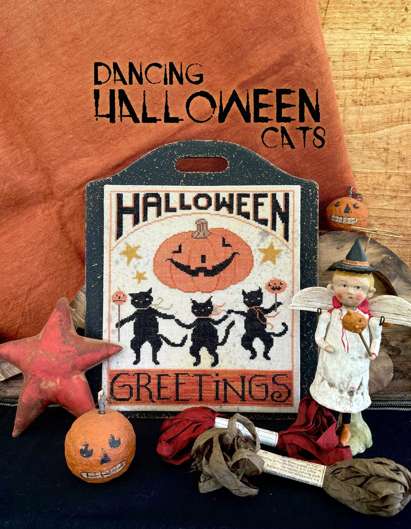 PREORDER Teresa Kogut HELLO MIDNIGHT BOOK Cross Stitch Patterns 8 designs!