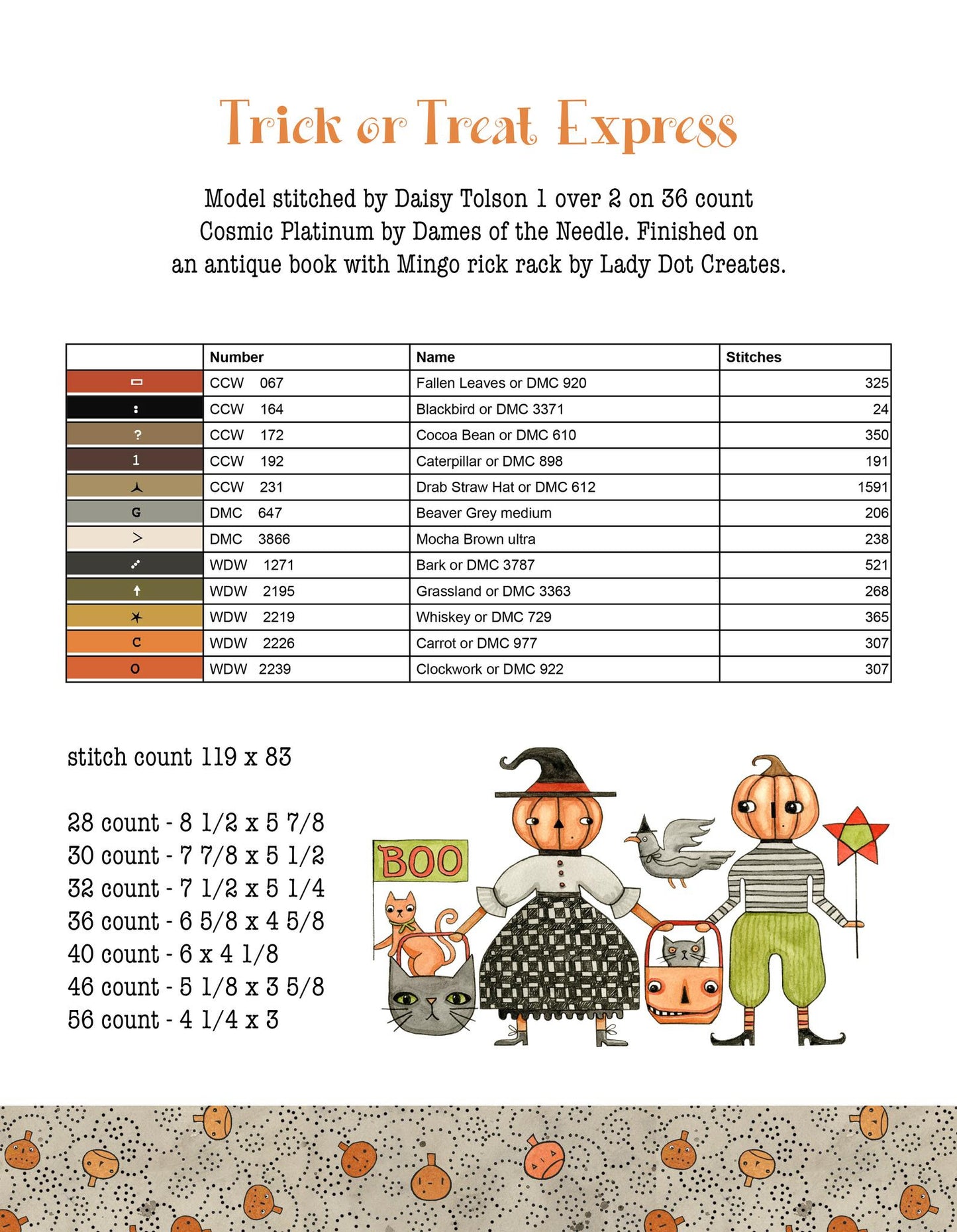 PREORDER Teresa Kogut HELLO MIDNIGHT BOOK Cross Stitch Patterns 8 designs!