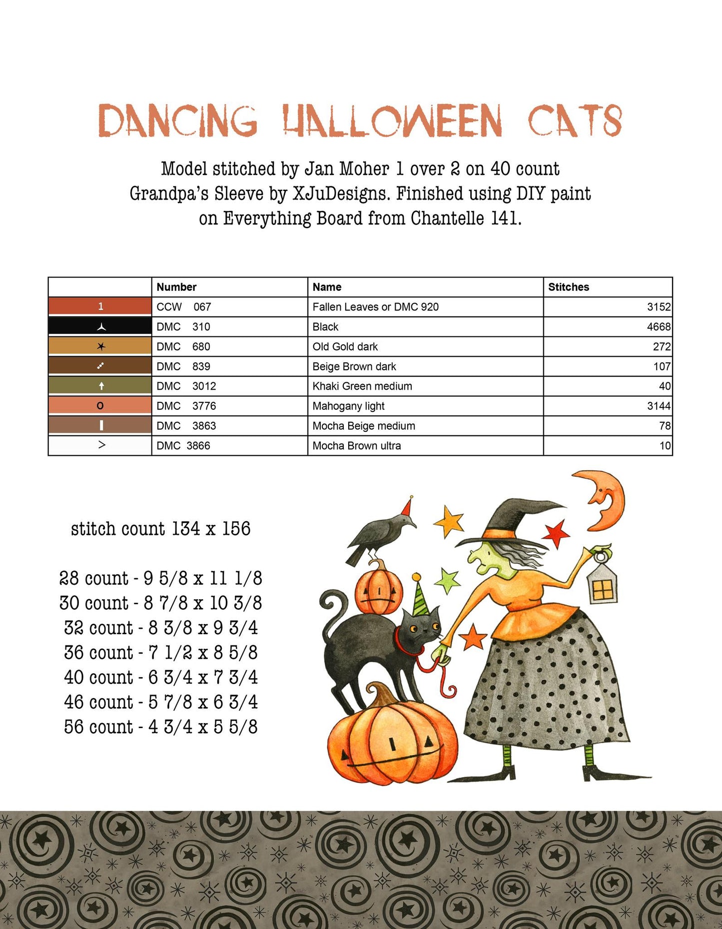PREORDER Teresa Kogut HELLO MIDNIGHT BOOK Cross Stitch Patterns 8 designs!