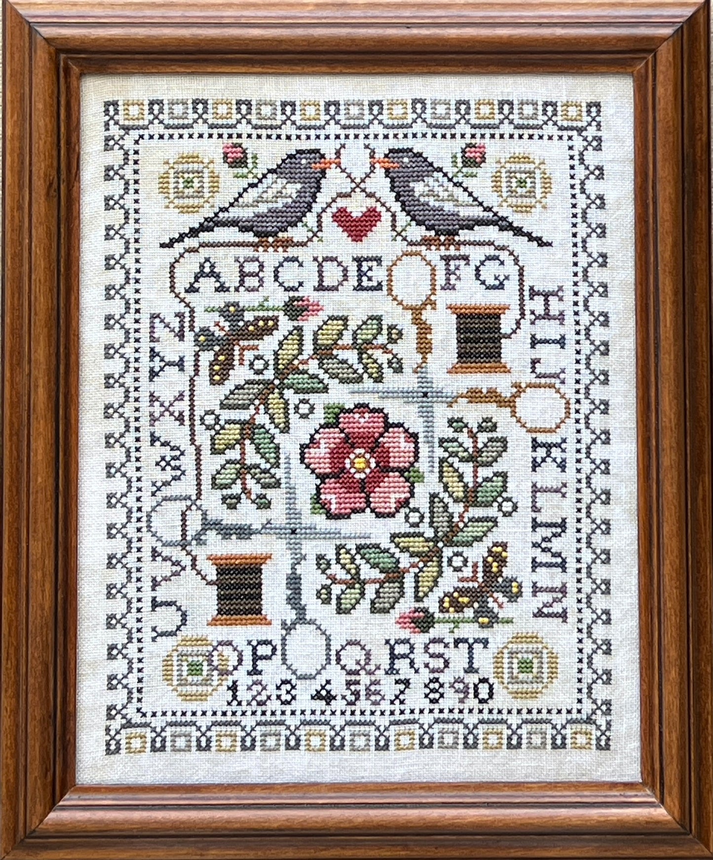 Scissor Sampler Cross Stitch Pattern by Tellin Emblem Physical Copy