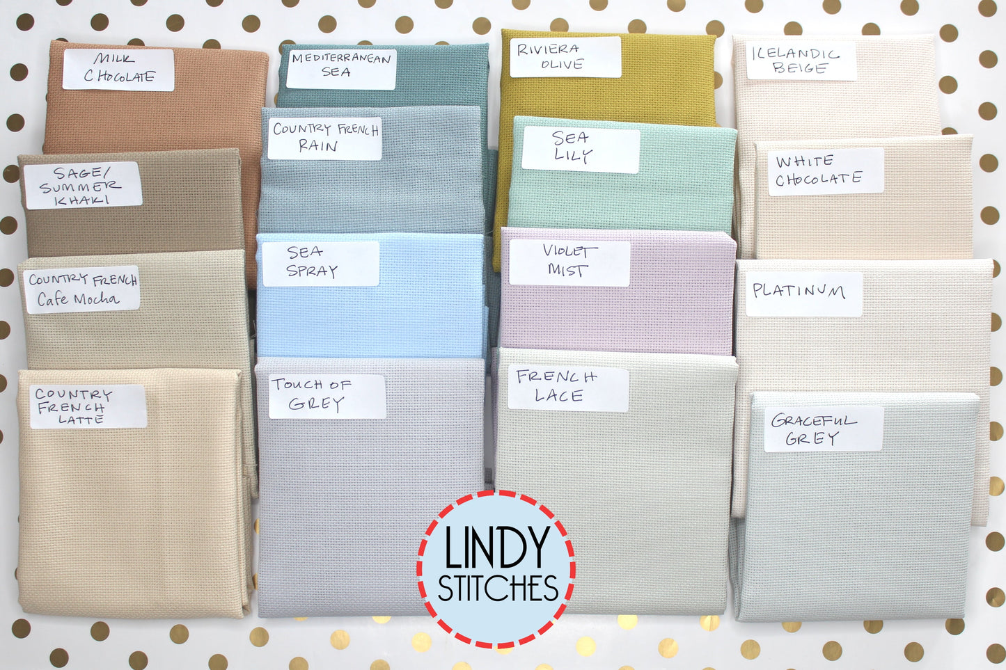 14 count Icelandic Beige Aida by Wichelt Cross Stitch Fabric