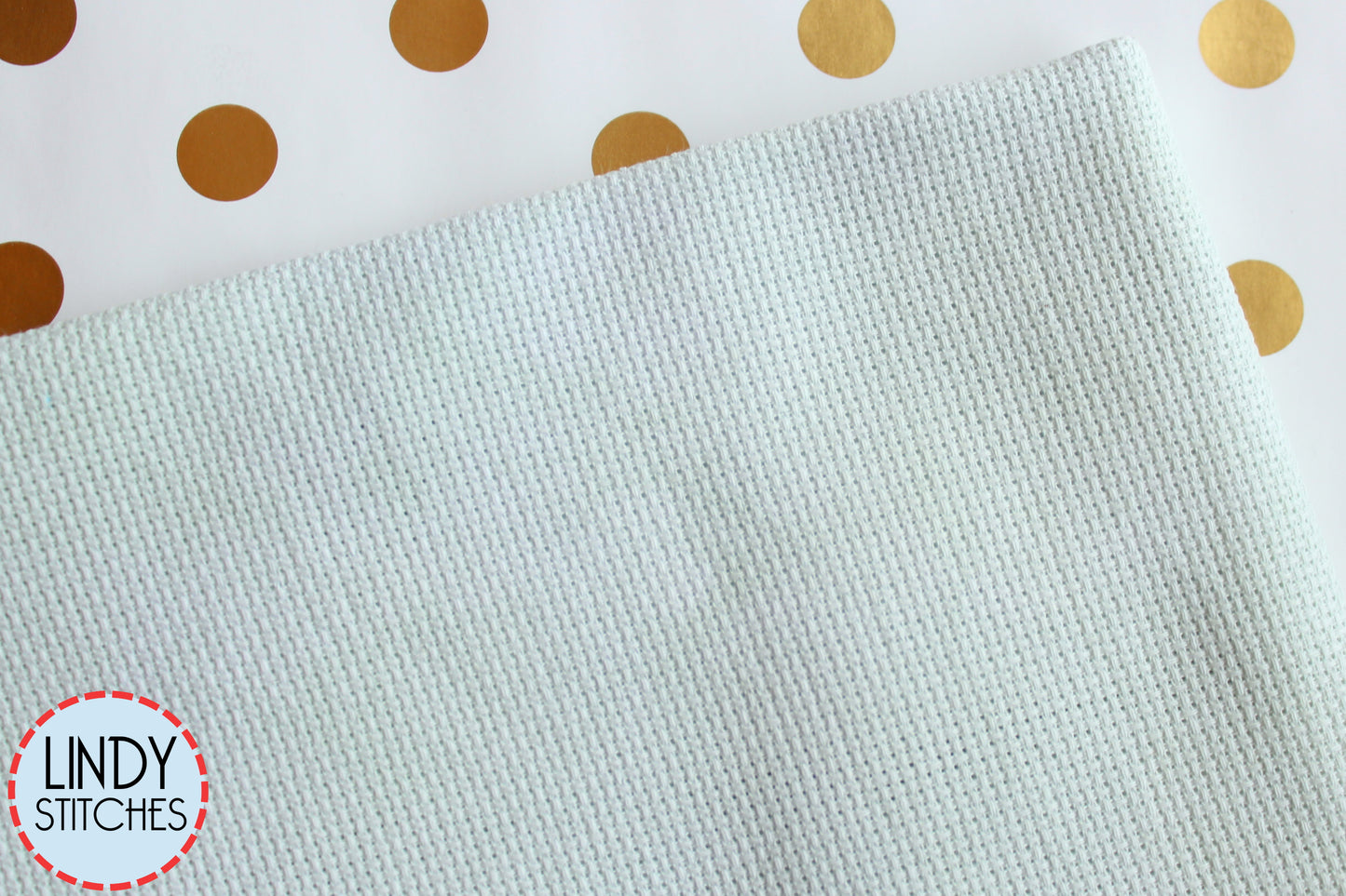 18 count Spearmint Aida Hand Dyed Fabric by Forbidden Fiber Co
