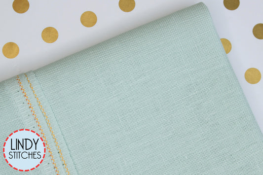 28 count Green Sapphire Cashel Linen by Zweigart
