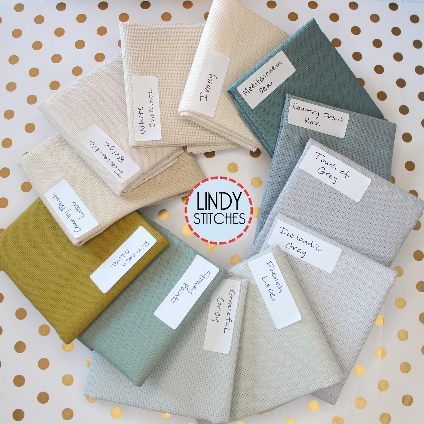 14 count Icelandic Beige Aida Fat Quarter by Wichelt