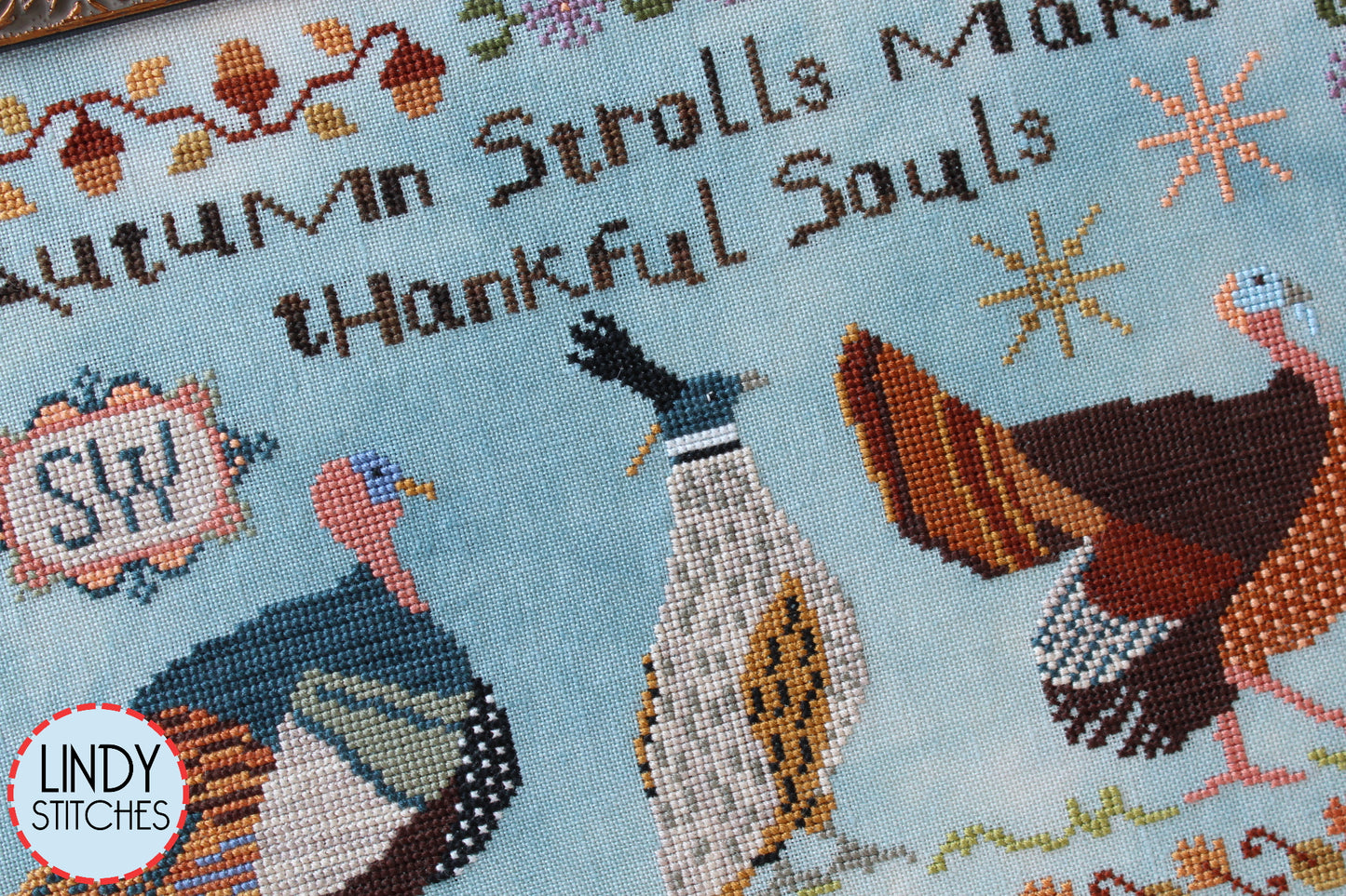 Autumn Strolls Cross Stitch Pattern Lindy Stitches PDF