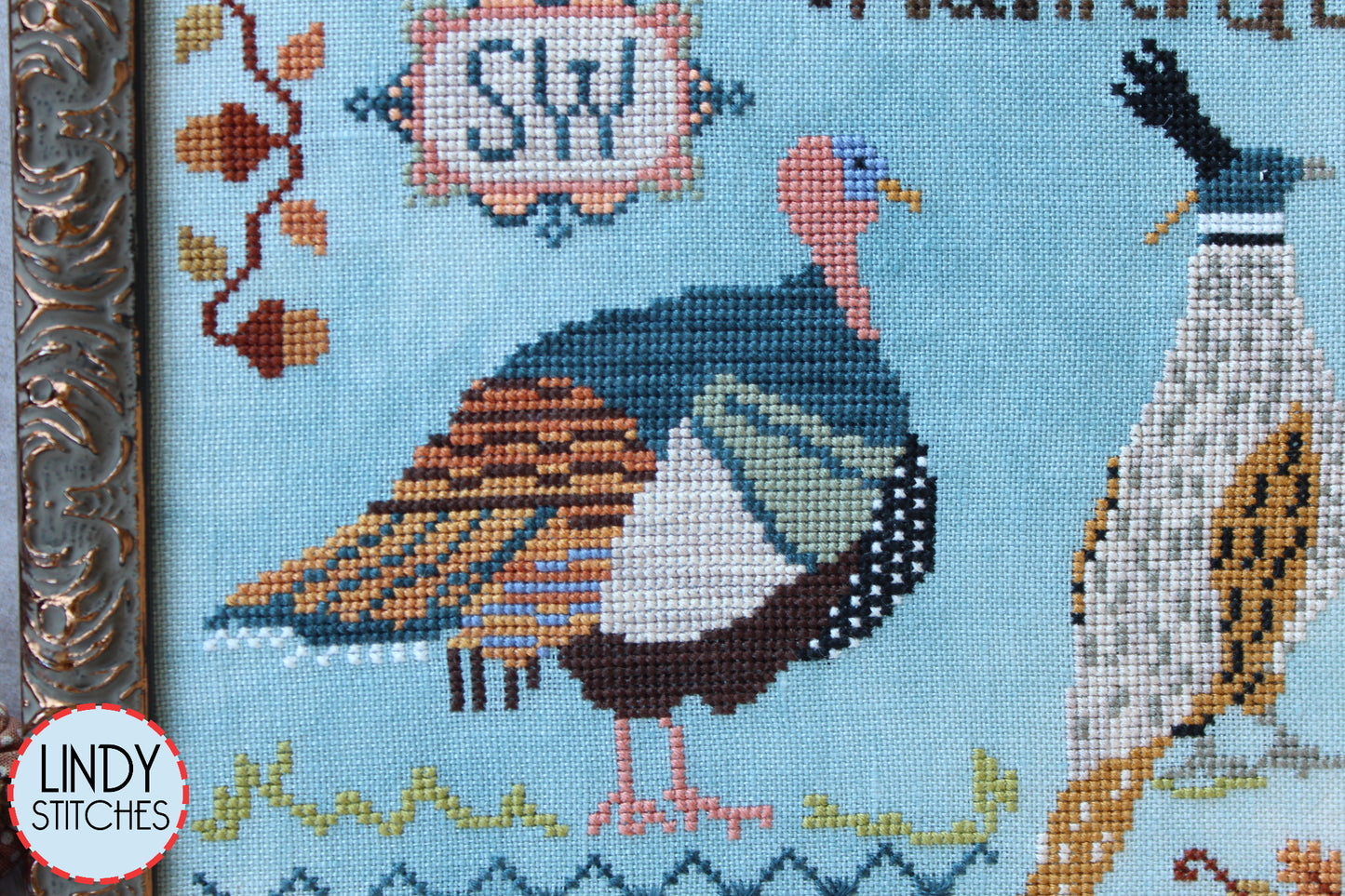 Autumn Strolls Cross Stitch Pattern Lindy Stitches PDF