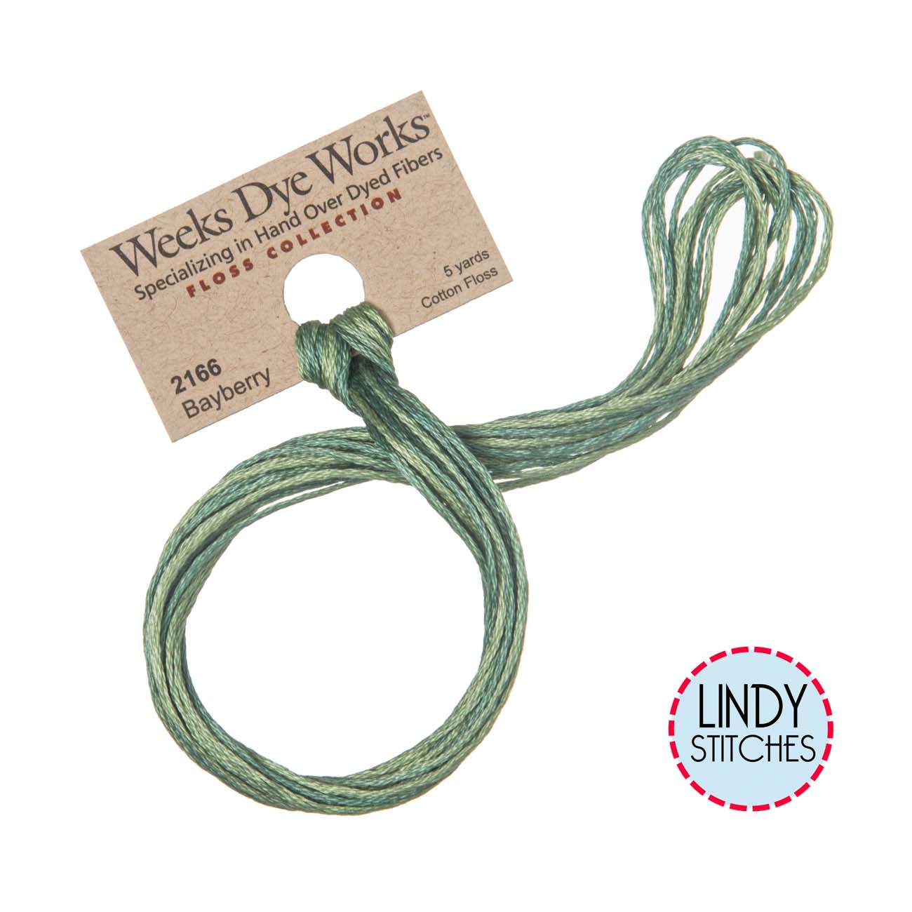 Bayberry Weeks Dye Works Floss Hand Dyed Cotton Skein 2166