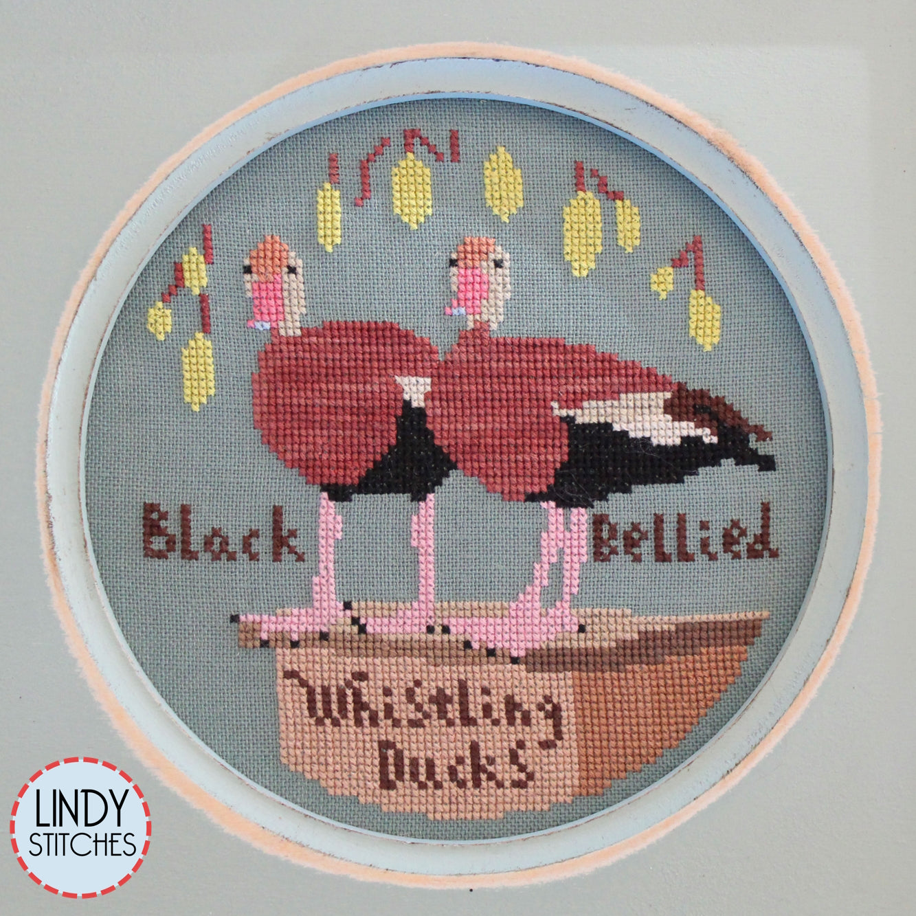 Black-Bellied Whistling Duck Bird Crush Club Cross Stitch Pattern #2
