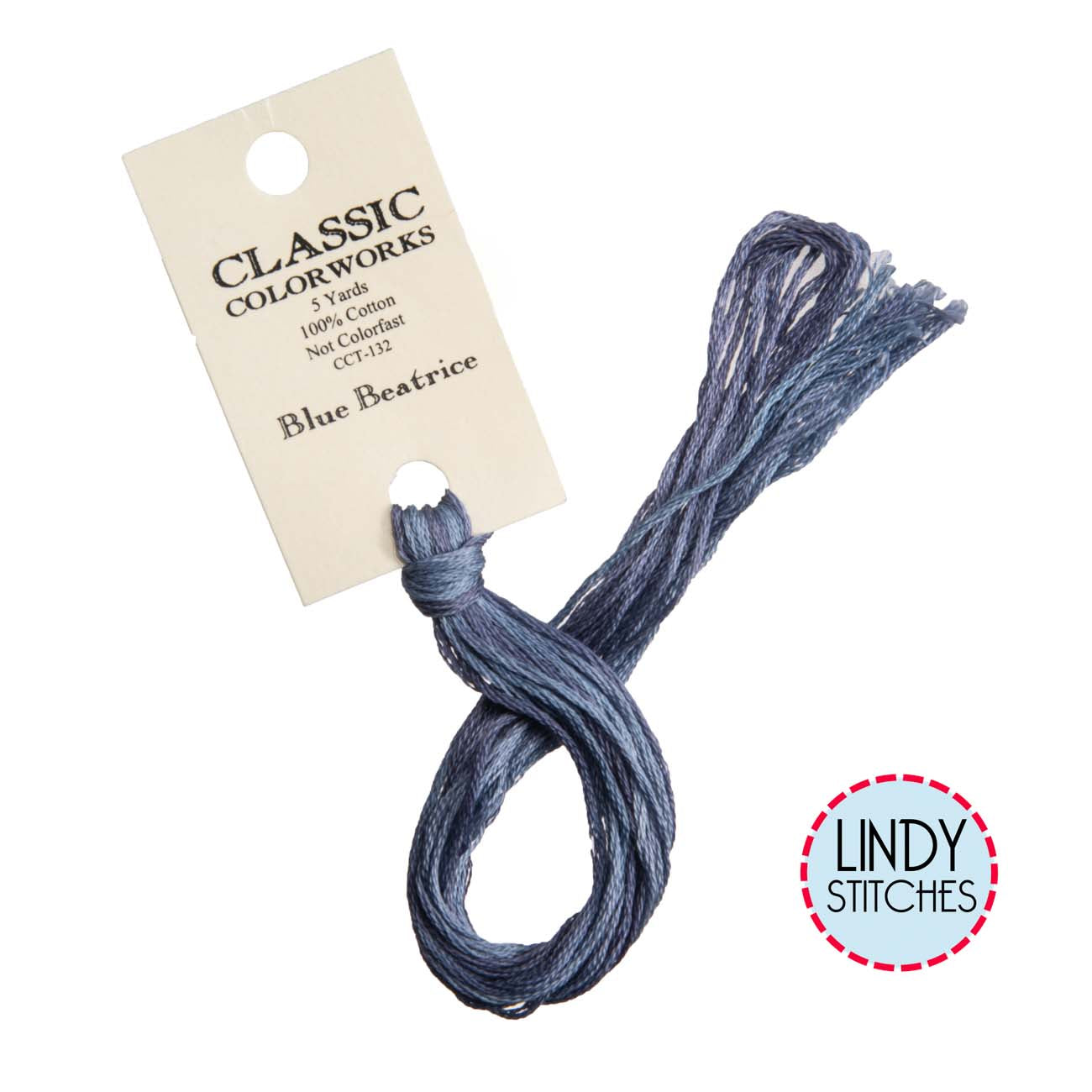 Blue Beatrice Classic Colorworks Floss Hand Dyed Cotton Skein