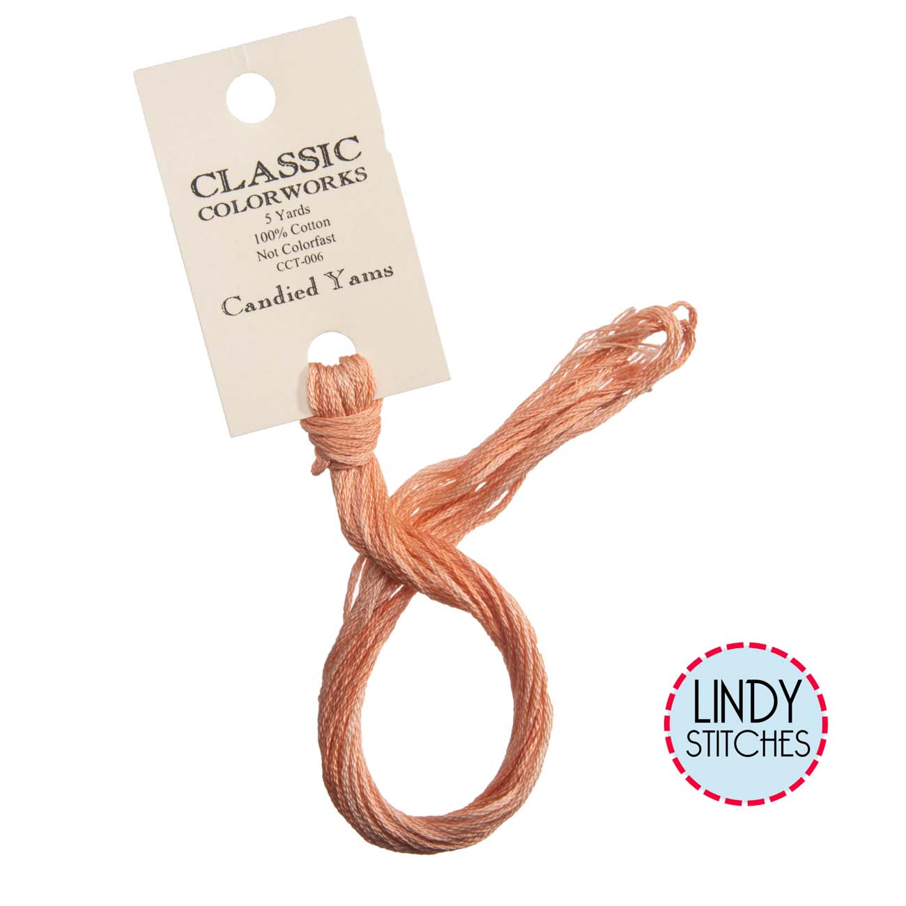 Candied Yams Classic Colorworks Floss Hand Dyed Cotton Skein