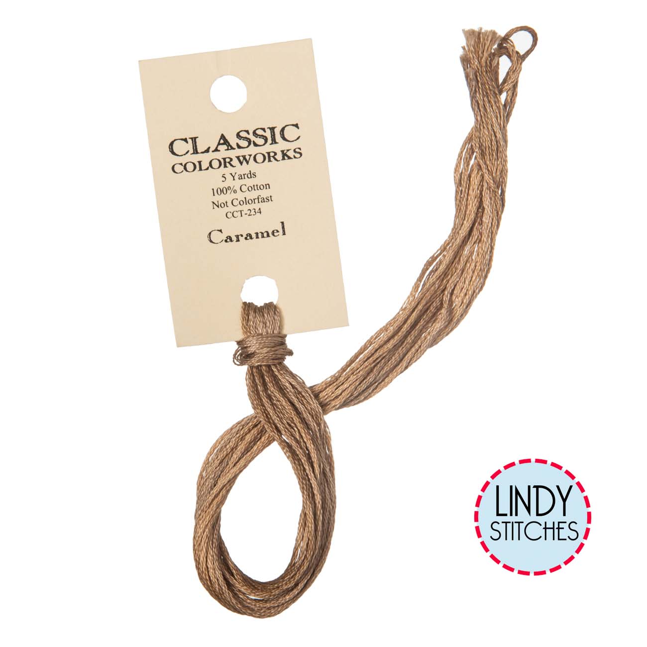 Caramel Classic Colorworks Floss Hand Dyed Cotton Skein