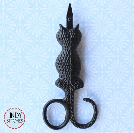 Cat Snips Embroidery Scissors by Kelmscott Designs