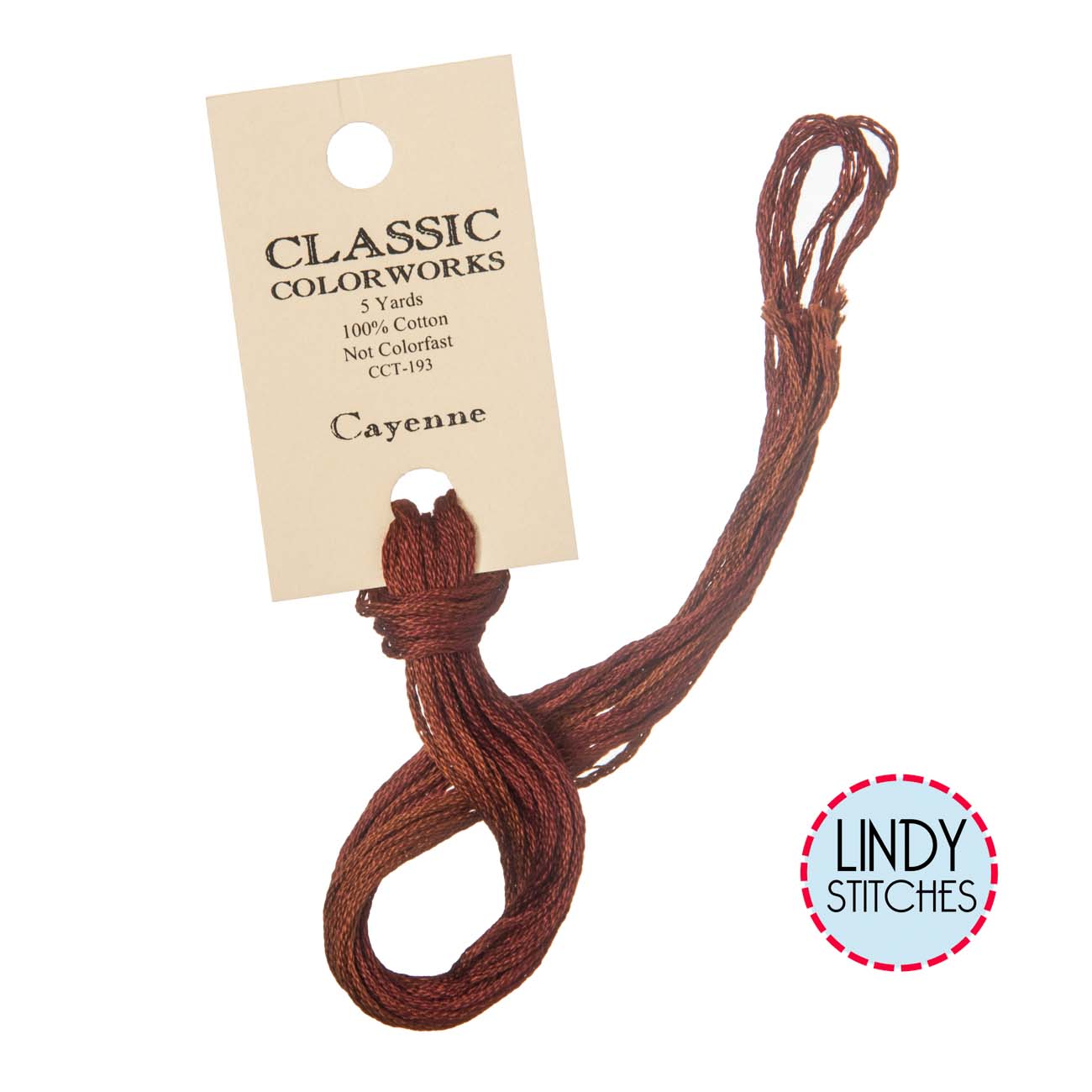 Cayenne Classic Colorworks Floss Hand Dyed Cotton Skein