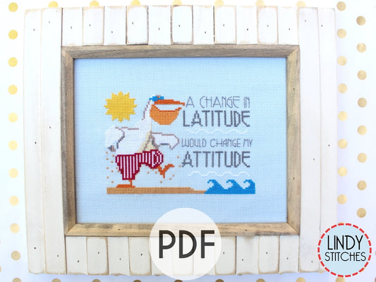 PDF Change in Latitude Cross Stitch Pattern by Lindy Stitches