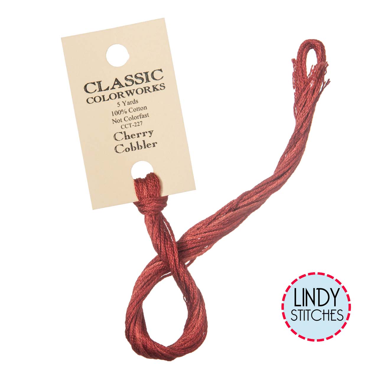 Cherry Cobbler Classic Colorworks Floss Hand Dyed Cotton Skein