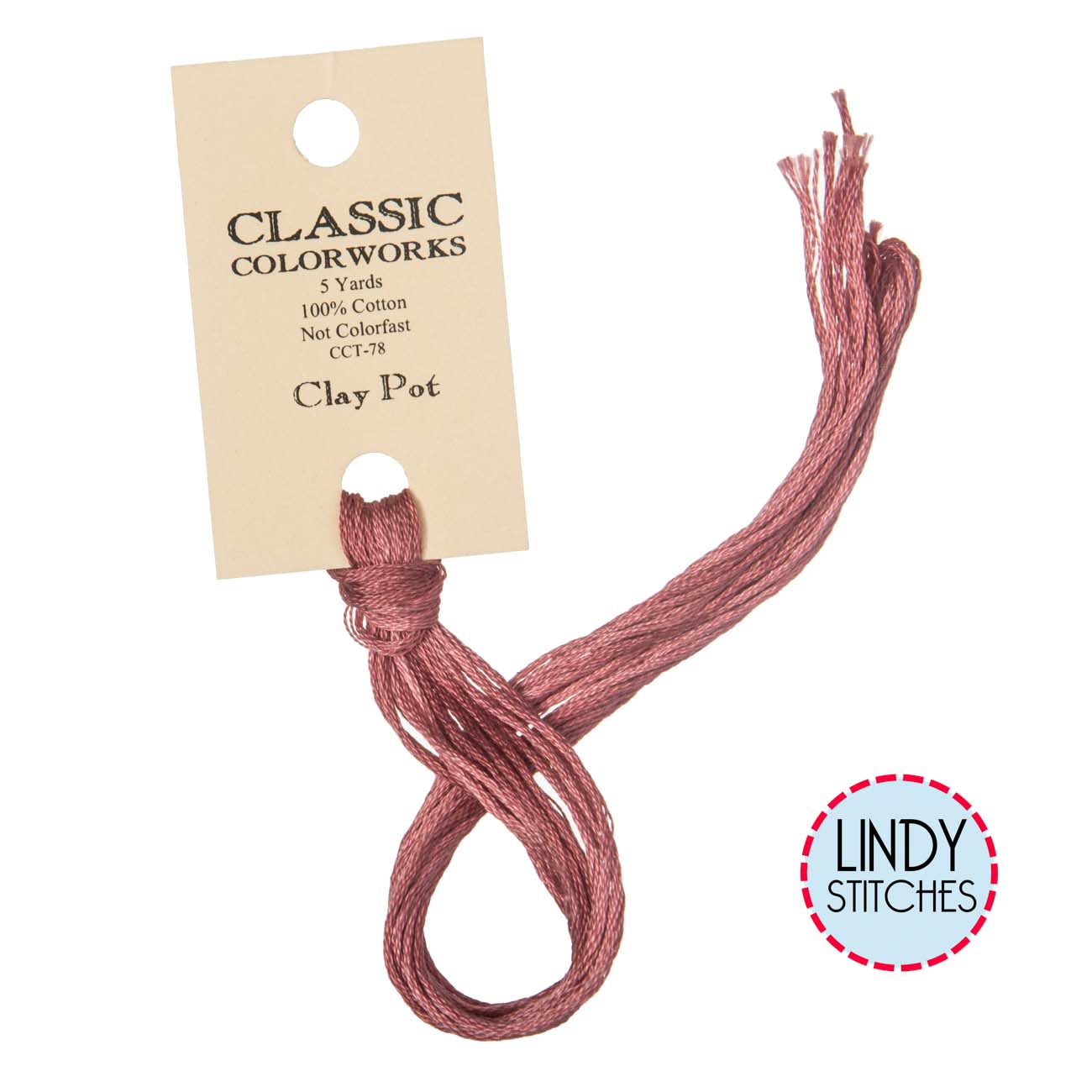 Clay Pot Classic Colorworks Floss Hand Dyed Cotton Skein