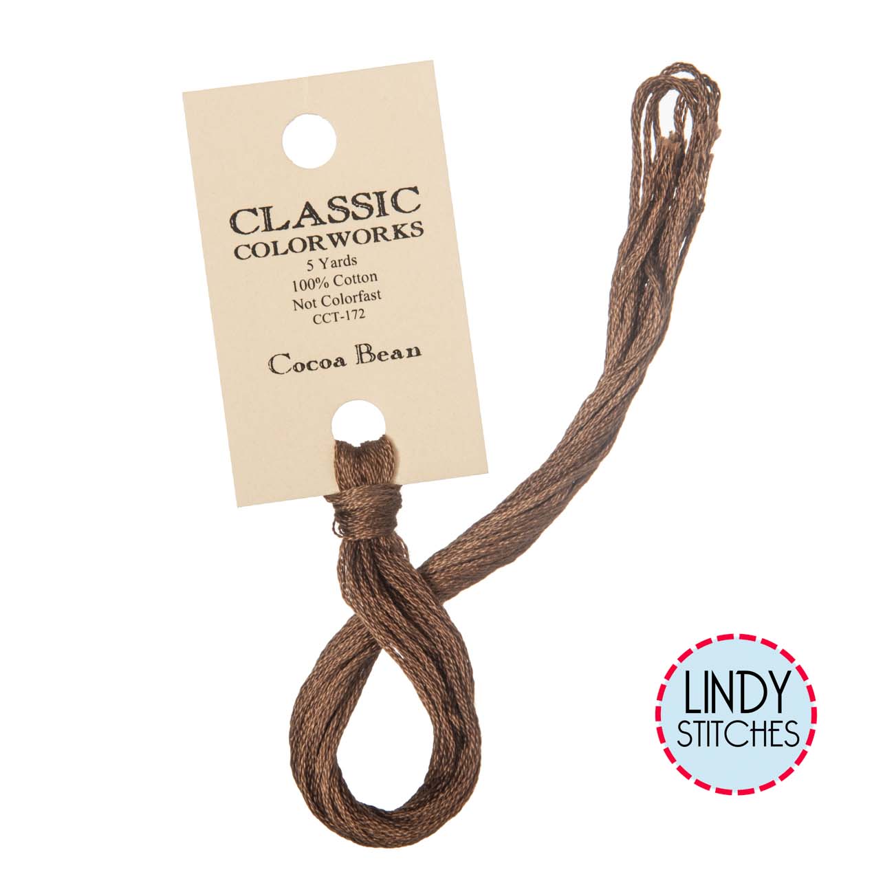 Cocoa Bean Classic Colorworks Floss Hand Dyed Cotton Skein