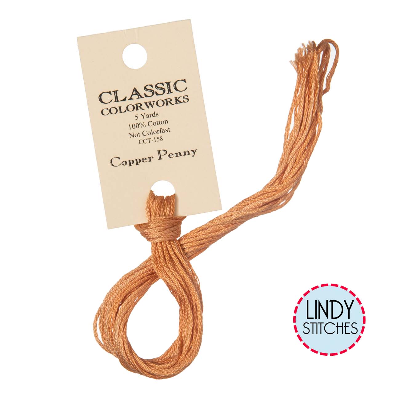 Copper Penny Classic Colorworks Floss Hand Dyed Cotton Skein