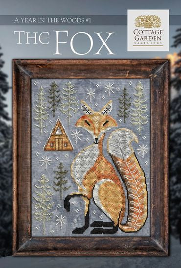 The Fox Year in the Woods #1 by Cottage Garden Samplings Cross Stitch Pattern PHYSICAL copy