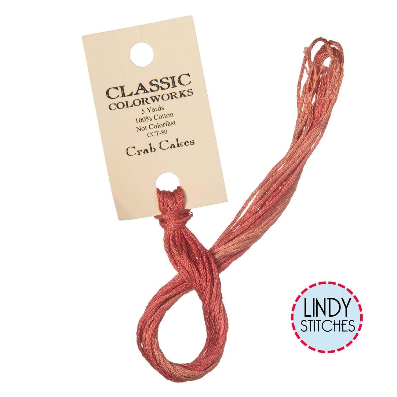 Crab Cakes Classic Colorworks Floss Hand Dyed Cotton Skein